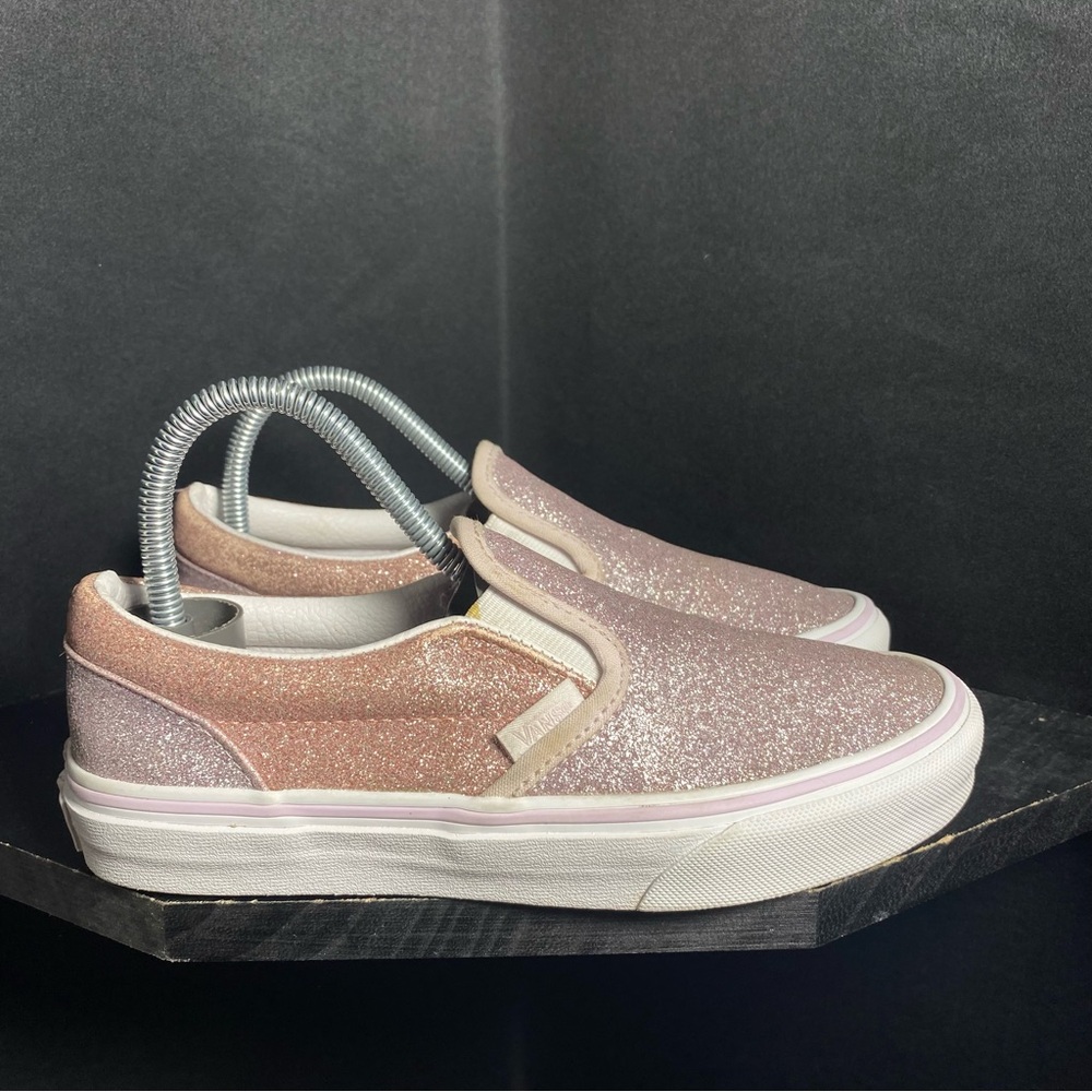 Vans slip on glitter pink